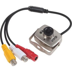 Spy Camera Mini Bedrade CCTV-camera Beveiligingscamera Kleur Nachtzicht Infrarood Verborgen Videocamera - Lens Verstelbaar