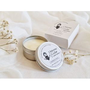 Biologische veganistische Baard balsem - INTENSE CEDER - houtnoten - huid - baard - haar - sandelhout 50ml