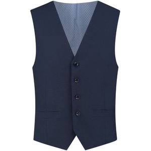 Gents - Gilet heren - Gilet - Polyblend - Donkerblauw - Maat 44/S