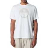North Sails - Big Logo T-shirt - Wit - Katoen