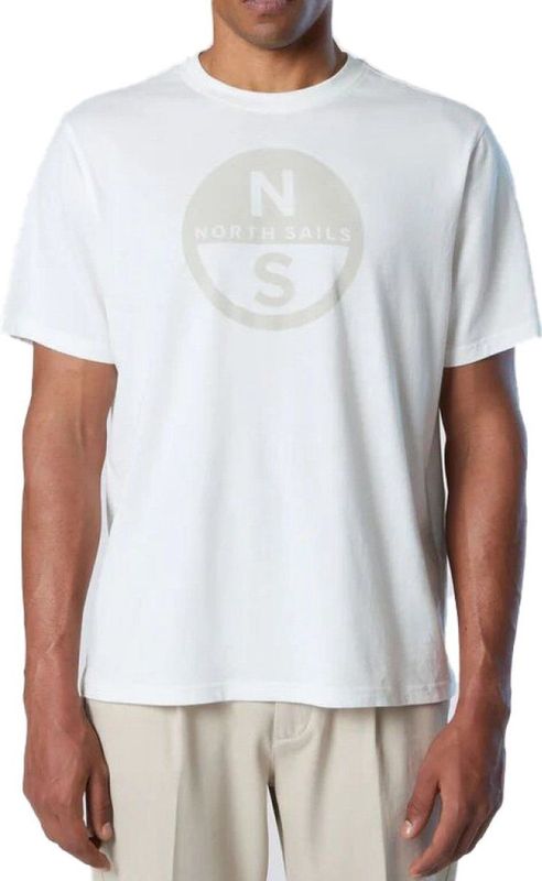 North Sails - Big Logo T-shirt - Wit - Katoen