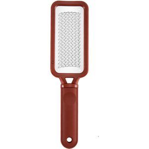 Voetvijl van roestvrij staal - 27*7 cm - Diameter ophanggat 7 mm - Voetslijpgereedschap - Voetvijl - Voetschraper van roestvrij staal - Vijl voor dode huidcellen - Pedicure-instrument - Voetvijl - Voetconus - Professionele pedicure