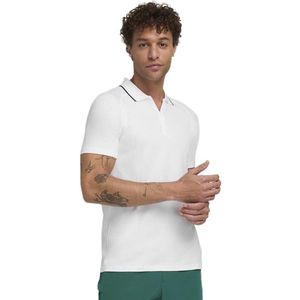Wilson Team Seamless 2.0 Korte Mouw Poloshirt Wit S Man