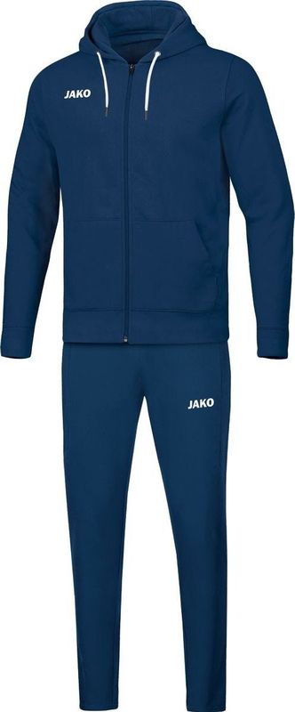 Jako Base Joggingpak Met Kap Kinderen - Marine | Maat: 128