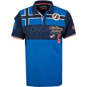 Geographical Norway Heren Polo Katoen Karadock Blue - 3XL