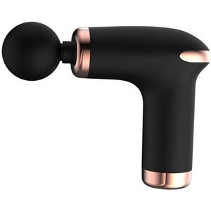Spiermassagepistool - Stille mini-elektrische massager - 6 instelbare snelheden - 4 massagekoppen - Verlicht spierpijn en stijfheid - Geschikt als verjaardagscadeau voor zowel mannen als vrouwen-12*13*5cm-Zwart