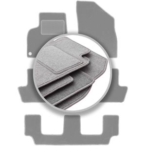 Automatten asgrijs voor: Peugeot 5008 I 7 persoons (2009-2017)