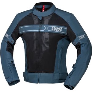 IXS Evo-Air Blauw Zwart Textiele Motorjas - Maat L - Jas