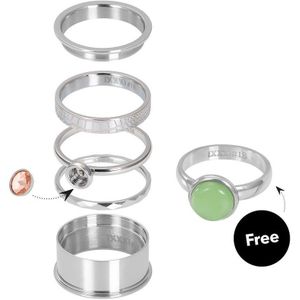 iXXXi Jewelry-Giraffe-Zilverkleurig-Dames Sieraden geschenkset