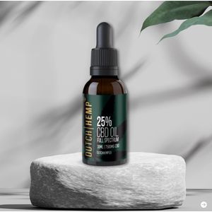 Dutch Hemp CBD-olie 25% - 30ml - Full spectrum