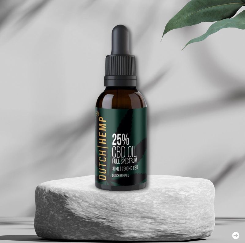 Dutch Hemp CBD-olie 25% - 30ml - Full spectrum