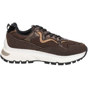 Sub55 - Sneakers Laag - Donkerbruin - Sneakers