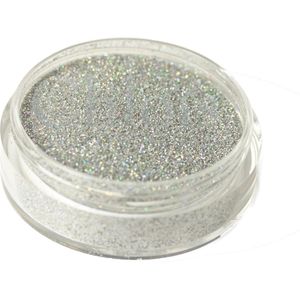 Chloïs Glitter Laser Silver 5 ml - Chloïs Cosmetics - Chloïs Glittertattoo - Laser glitter - Cosmetische glitter geschikt voor Glittertattoo, Make-up, Facepaint, Bodypaint, Nailart - Holografische glitter - 1 x 5 ml