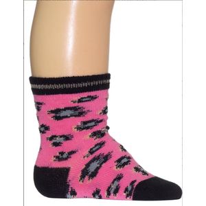 Bonnie Doon leopard baby sokjes maat 8/12 mnd ancient pink