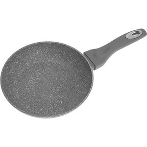 Wokpan Braadpan Keramische Anti-aanbaklaag Ø24cm Soft Touch Hendel - Grijs - 3 JAR GARANTIE