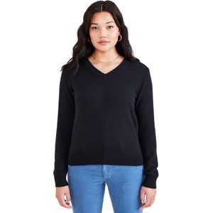 Dockers Long Short Trui Met V-hals Zwart S Vrouw