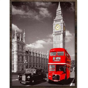 Eagle® Diamond Painting Volwassenen - Big Ben in Londen - 40x30cm - Ronde Steentjes