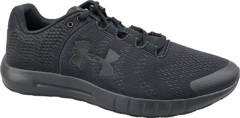 Under Armour - Pursuit Heren Sportschoenen - Zwart - Mesh - Flexibel en Ademend