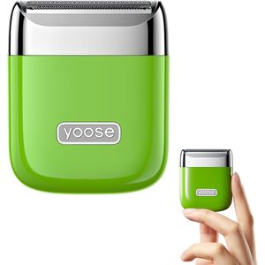 Yoose M3 elektrisch scheerapparaat voor dames, IPX7 waterdichte bikinilijntrimmer van legering (USB-C-interface, met trimkam, meerdere scheerstanden), lange batterijduur, draagbaar formaat