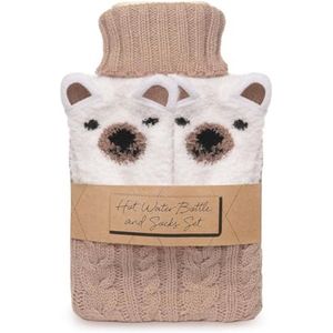 Warmwaterkruik en Sokken Set voor Comfort en Warmte