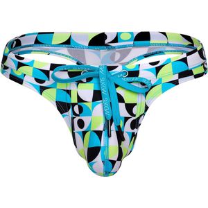 SUKREW Torrent Swim Thong Retro - Heren Ondergoed - Lime - ZEST Collectie