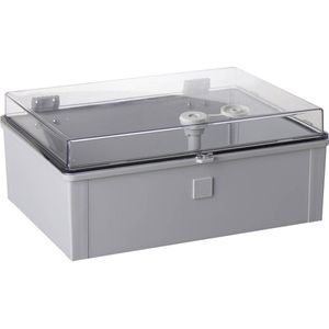 TRU COMPONENTS TC-PSC-30x40x17 Schakelkast 300 x 400 x 170 ABS, Polycarbonaat Lichtgrijs 1 stuk(s)