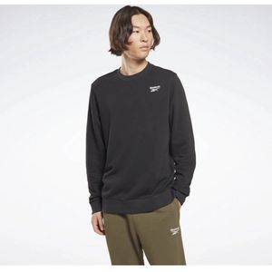 Reebok - Identity Fleece Crew - Sweater - Zwart