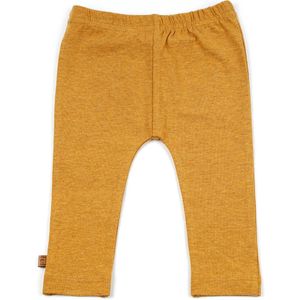 Frogs and Dogs - Legging Ocher Melange - Okergeel - Maat 50 - Meisjes