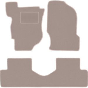 Beige velours vloermatten voor: Honda Concerto liftback (1988-1994)