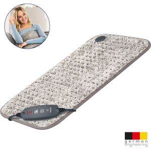 Beurer HK 126 XXL Elektrisch Warmtekussen – Extra Groot 60x30 cm – 3 Verlichte Warmtestanden – Snelle Opwarming – Superzacht - OEKO-TEX® 100 - Wasbaar op 30 °C – Voor Rug, Buik, Schouders, Nek en Voeten - 3 Jaar garantie