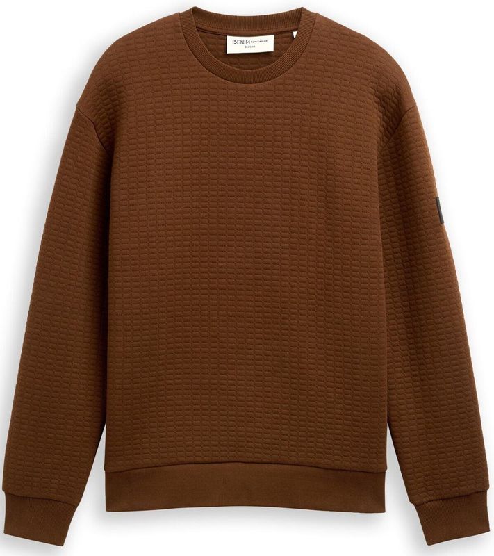 Tom Tailor Denim Sweatshirt met logo-badge