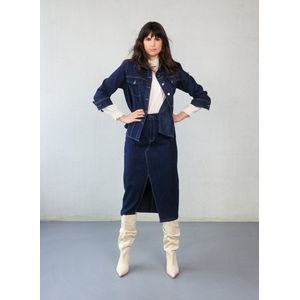 Yest - Spijkerjas - Dark Blue Denim - Dames - Lange Mouwen
