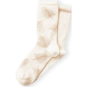 Damart - Set van 2 paar sokken met glanzende motieven - Dames - Wit - 36/38