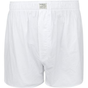 Steppin' Out Boxer Wit Logo Oxford - Maat S - Heren - Boxershorts