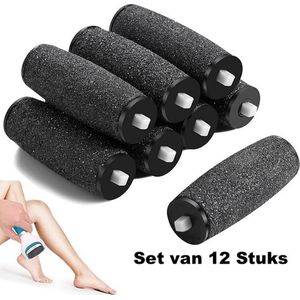 Multipack (3x4 stuks) Rollers Voor Scholl Voetvijl | Navulling Velvet Smooth | 12 Stuks | Geschikt Voor Scholl Elektrische Eeltvijl | Hygienisch verpakt per 4