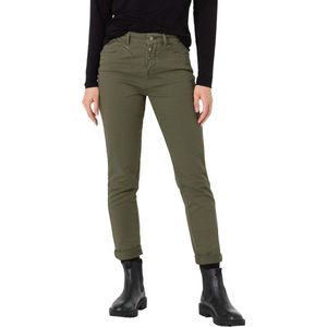 TIMEZONE Dames Jeans Broeken REGUALR RAVENTZ 7/8 regular/straight Fit Groen W 28 Volwassenen