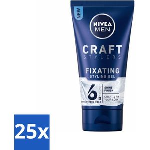 NIVEA MEN - Styling Gel - Shine - 150 ml - Bulkverpakking - 25 stuks