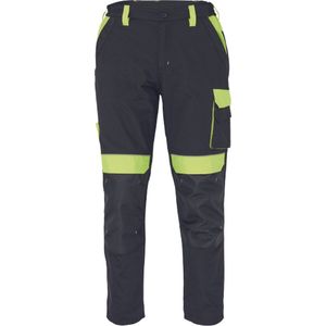 Cerva MAX VIVO broek 03520085 - Zwart/HV Geel - 48