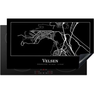 Inductie beschermer - Inductie Mat - Kookplaat beschermer - Kaart - Velsen - Plattegrond - Stadskaart - Inductie beschermer - Inductie Mat - Kookplaat Beschermer - 89.6x51.6 cm - Afdekplaat inductie - Inductiebeschermer
