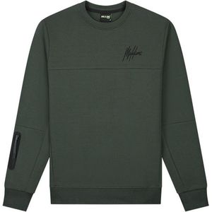 Malelions Sport Counter Sweater Dark Green Maat XXL