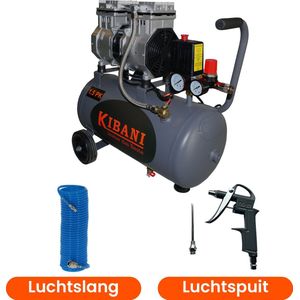 Michelin 2.5 Pk Professionele 24 Liter Compressor 10 Bar - 170 Liter