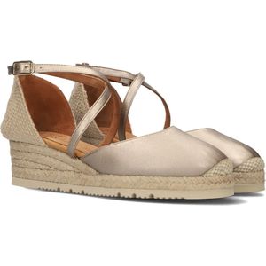 Unisa Caude Espadrilles - Met Sleehak - Dames - Goud - Maat 39