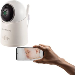 Born Lucky - Babeo - Babyfoon - Met WiFi - Compact en Gebruiksvriendelijk