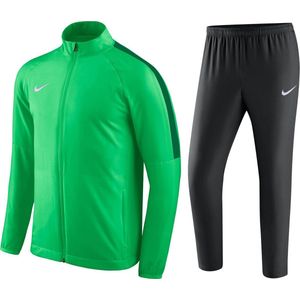 Nike Football Trainingspak Junior Trainingspak - Maat S  - Unisex - groen/zwart Maat S - 128/140