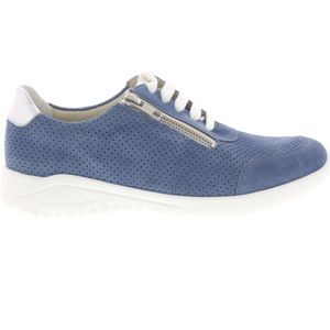 Solidus - Hyle - Veterschoen - Jeans Blauw - Nubuck Leer
