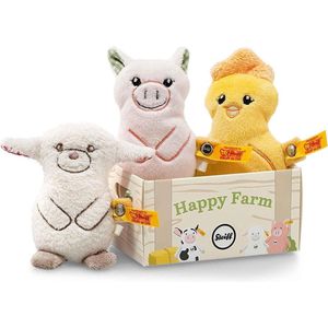 Steiff Happy Farm Mini band yellow/pale pink/cream