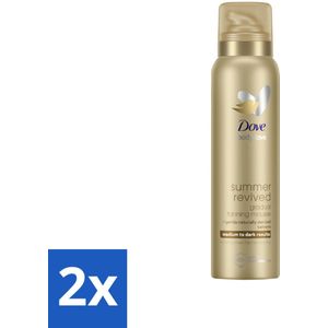 Dove – Bodymousse – Summer Revived Medium-Dark – 150 ml - Voordeelverpakking - 2 stuks