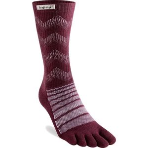 Injinji Teensokken Outdoor Midweight Crew Wool Unisex IS223670 40 Red S=37-40