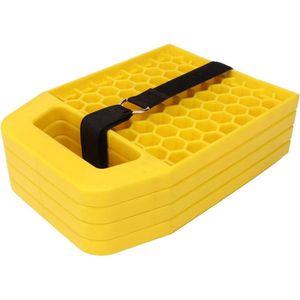 4 Stuks Dikke RV-jackpads voor Travel Trailers - 56 x 56 Inch Helpt bij Stabiliseren en Voorkomt Zinken