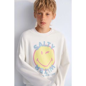 Smiley sweater wit | The New Society 116